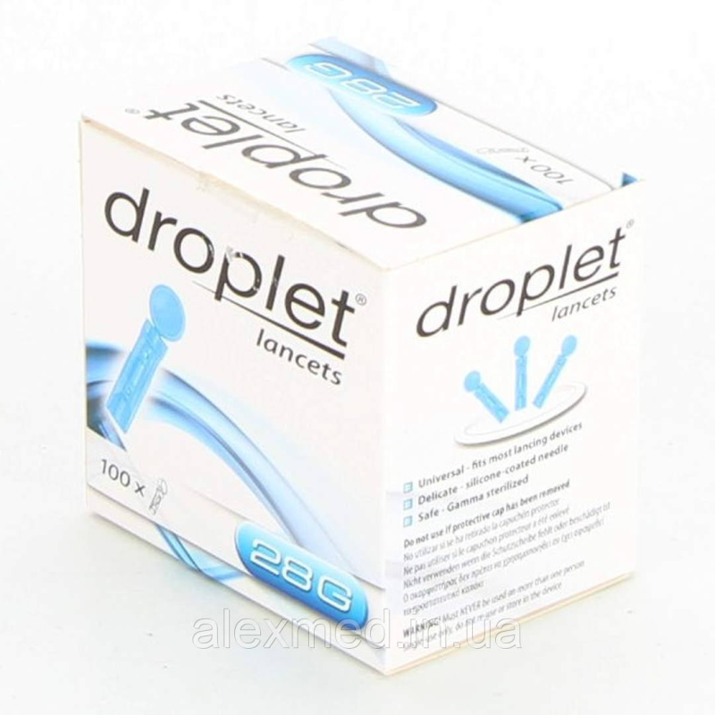 Ланцет Droplet персональний, одноразового використання, стерильний