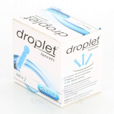 Ланцет Droplet персональний, одноразового використання, стерильний 28, 200