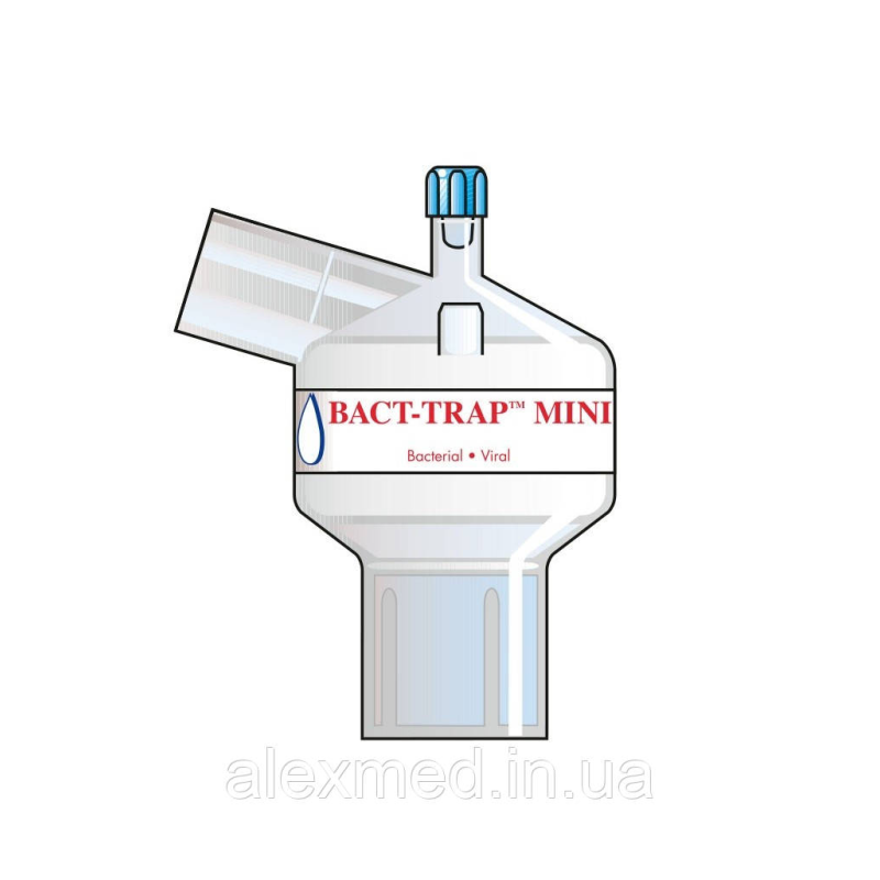 Бактеріальний дихальний фільтр для малих дихальних об“ємів Bact Trap Mini Port Angle