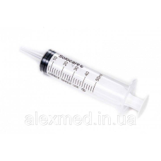 Шприц 3-компонентний, одноразовий “Solocare“, Catheter Tip