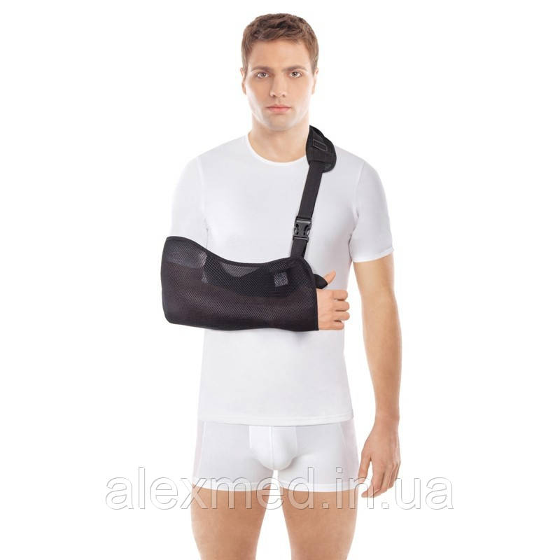 Косиночна пов“язка з сітчастого матеріалу Сірий, 0 (18-24)