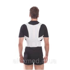Корсет для корекції постави (жорсткий) Чорний, 1 (60-70)
