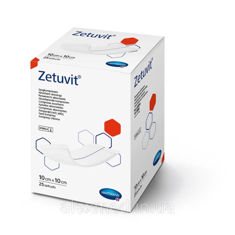 Пов“язка сорбційна Zetuvit (25шт в уп)