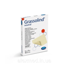 Пов“язка атравматична мазева Grassolind® neutral / Гразолінд нейтрал 7.5х10см