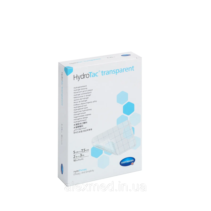 Пов`язка гідрогелева HydroTac® transparent / ГідроТак транспарент 20х20см