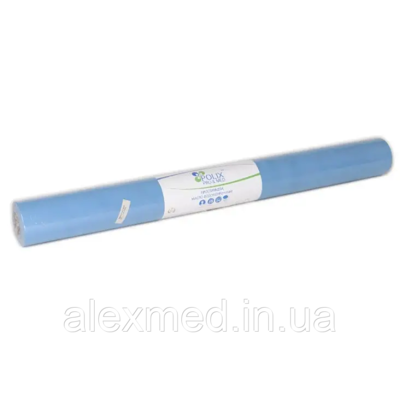 Простирадла масло-водонепроникні Polix PRO&MED™ 0,8х50 м (1 рул) з ламінованого