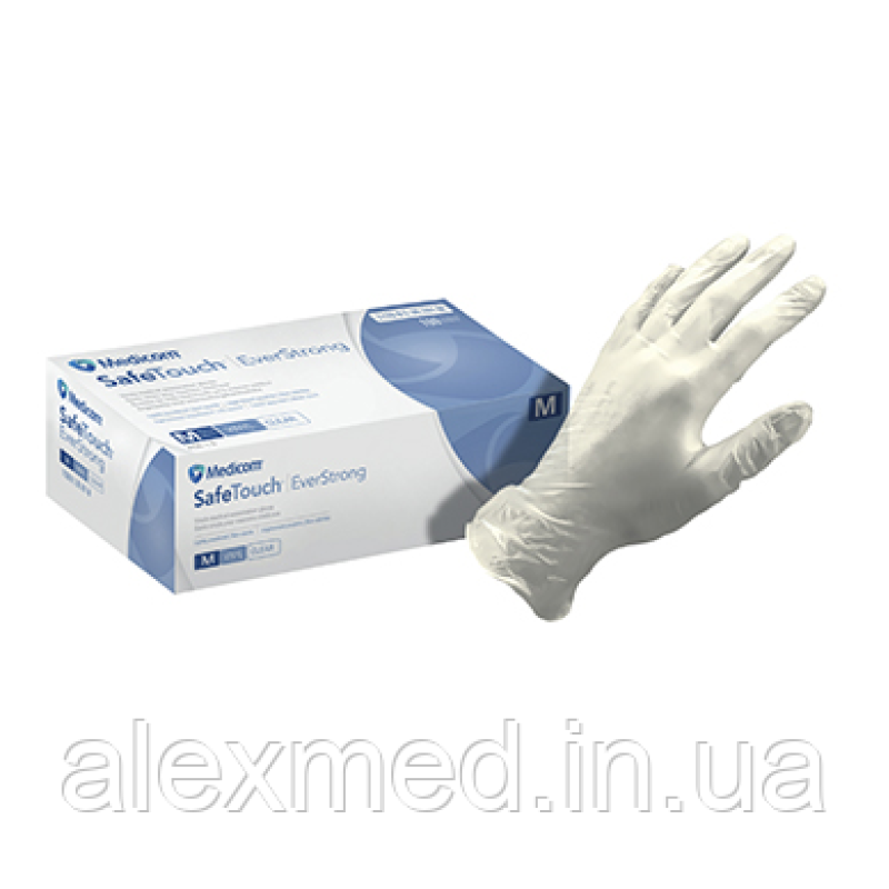 Вінілові рукавички без пудри MEDICOM Вінілові рукавички без пудри MEDICOM