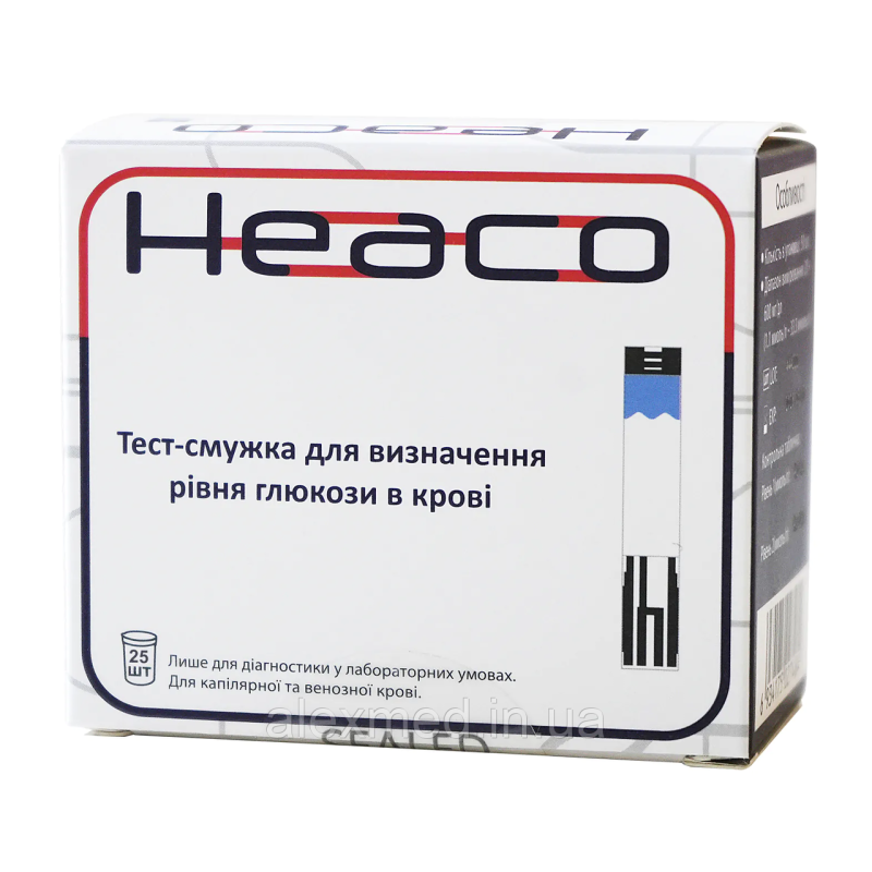 Тест-смужки до глюкометра Heaco Safe AQ Voice (25 шт.)