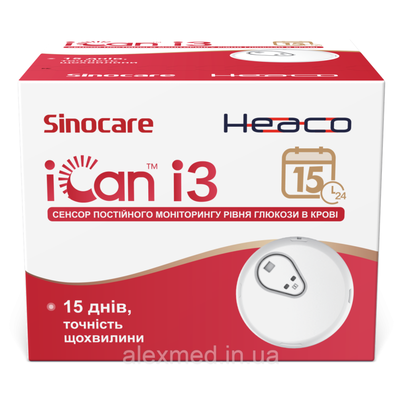 Сенсор безперервного моніторингу глюкози CGM Sinocare Heaco iCan