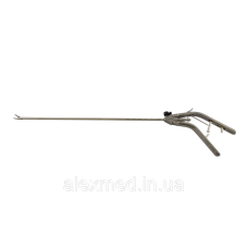 Голкотримач ЛОКЕМЕД з пістолетоподібною рукояткою (бранші вигнуті вправо), Ф5*330