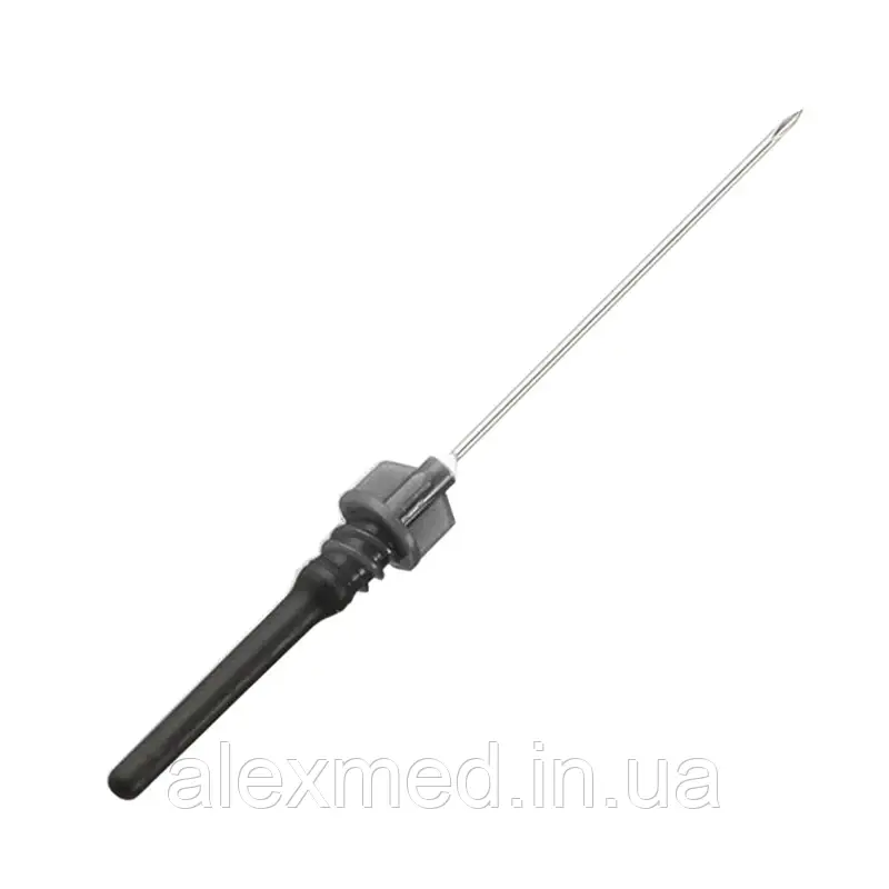 Голка для вакуумного забору крові «ВОЛЕС» 22G (0,7х38мм) чорна Голка для вакуумного забору крові «ВОЛЕС» 22G (0,7х38мм) чорна